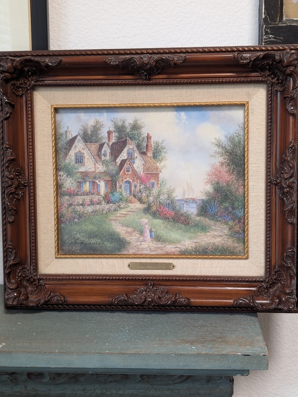 Dennis Patrick Lewan The Bearhill Manor Mixed Media Limited Art Edition C123/600